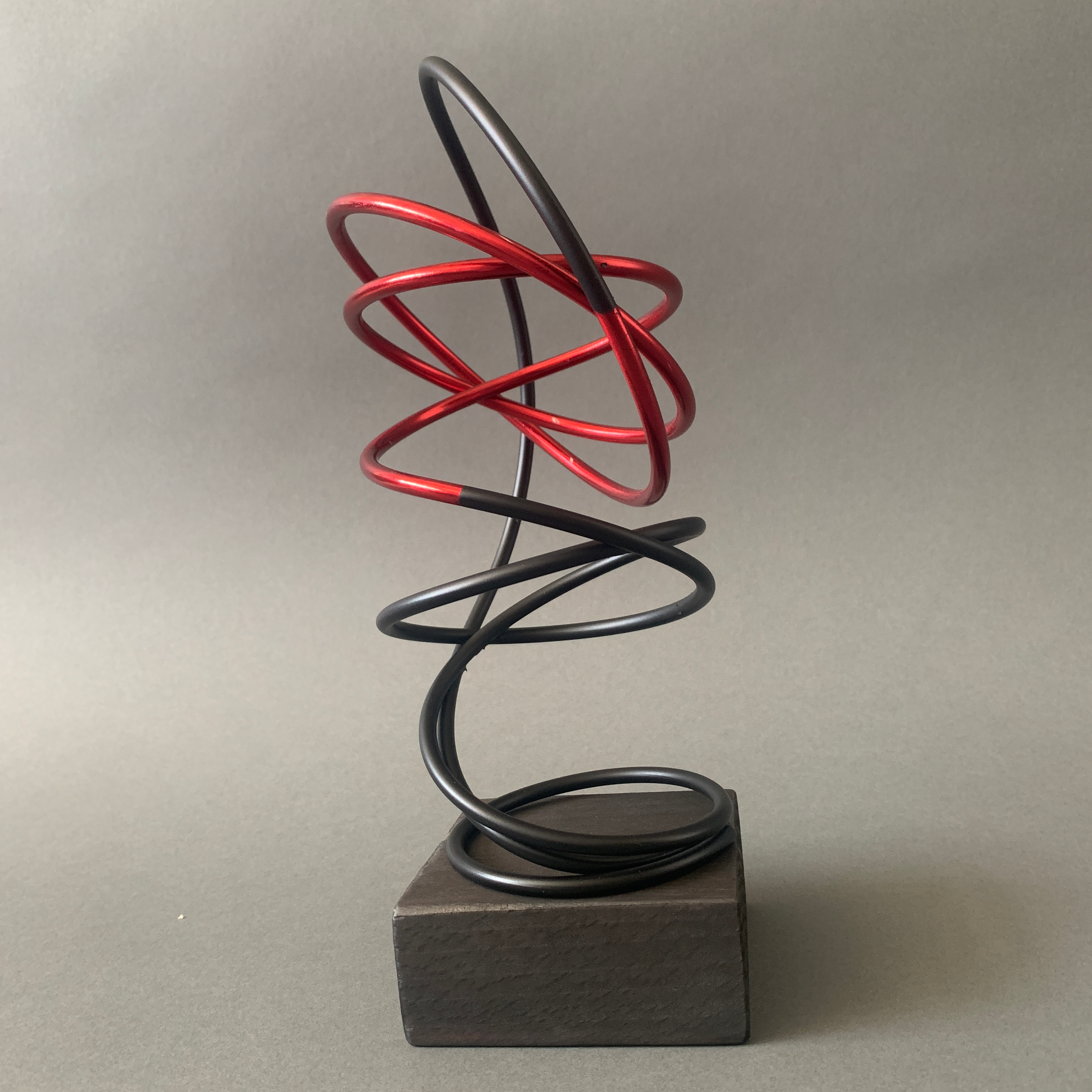 Red in Black Spiral III