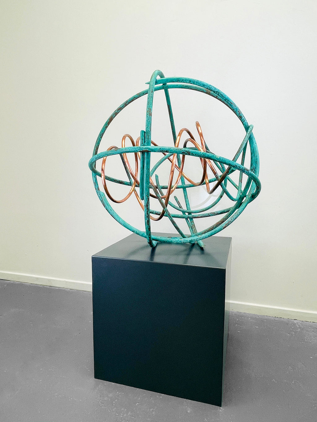 Copper in Verdigris Orb