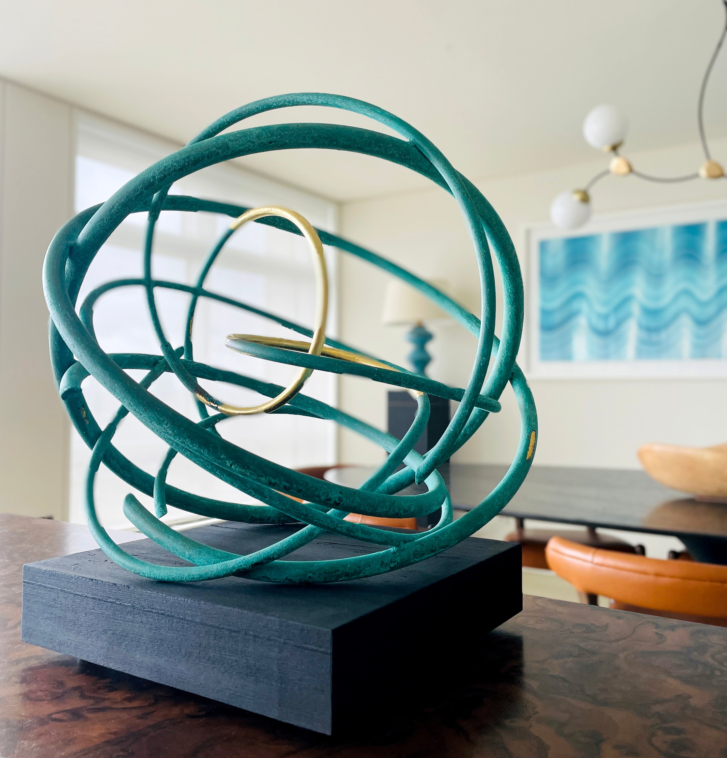 Gold in Verdigris