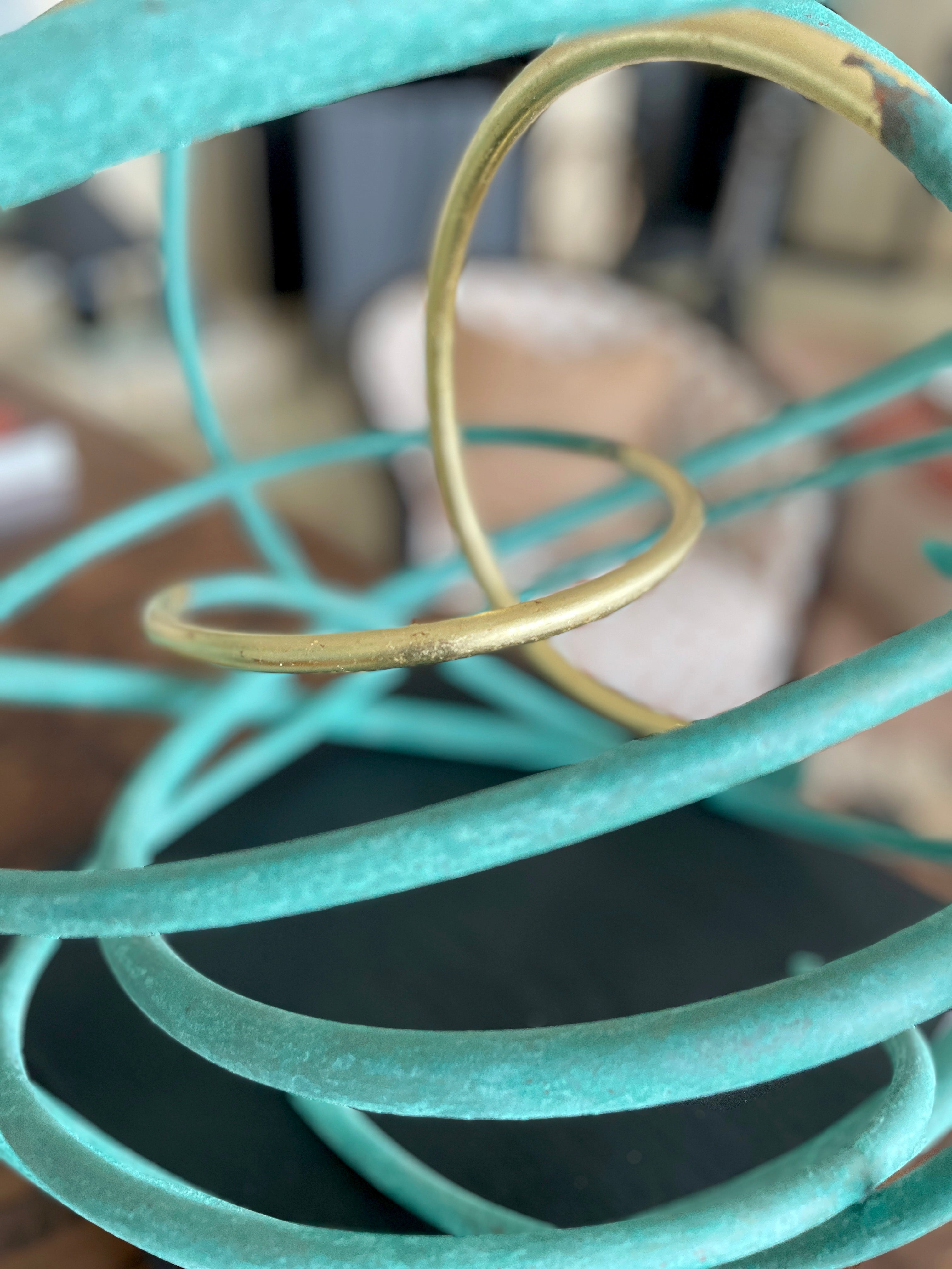 Gold in Verdigris