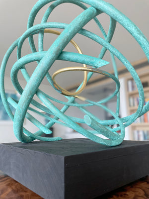 Gold in Verdigris