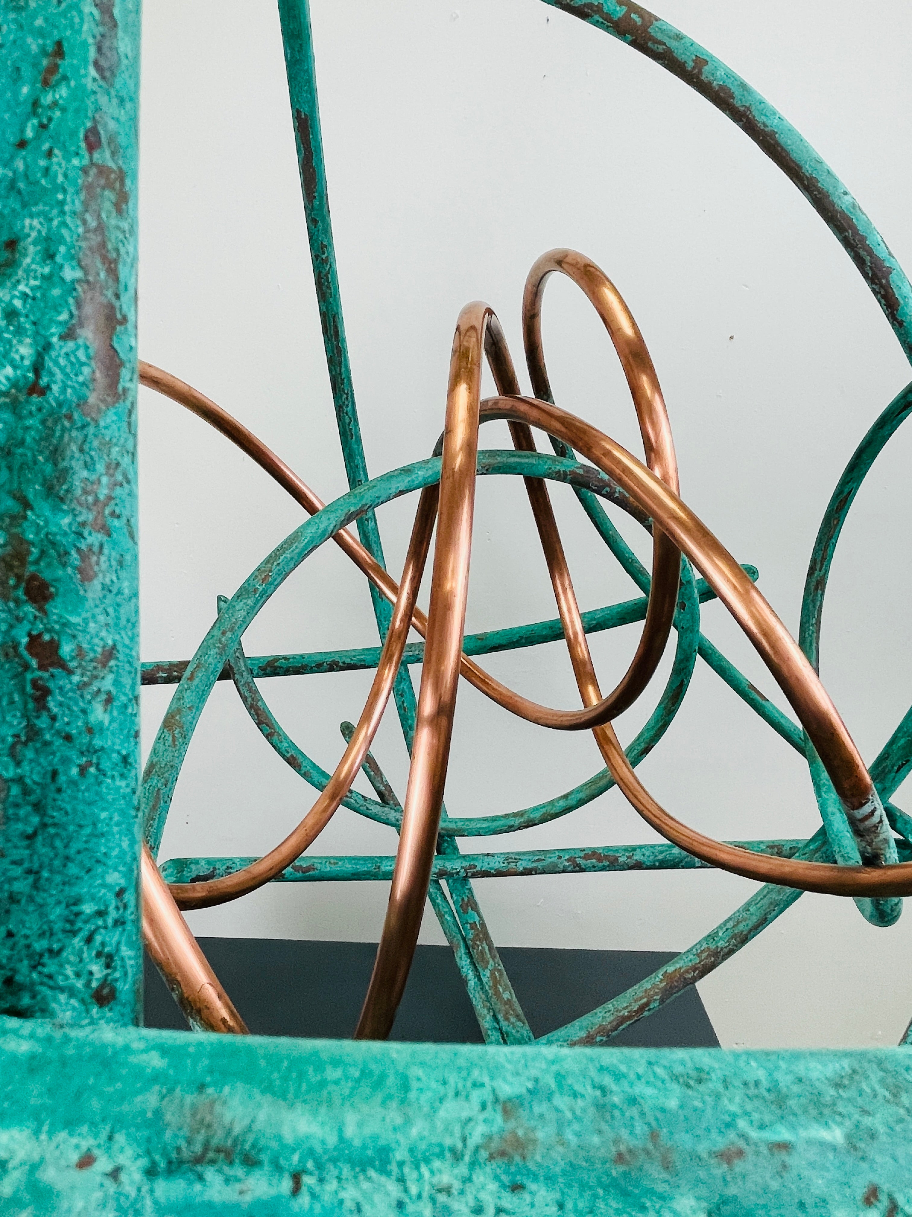 Copper in Verdigris Orb