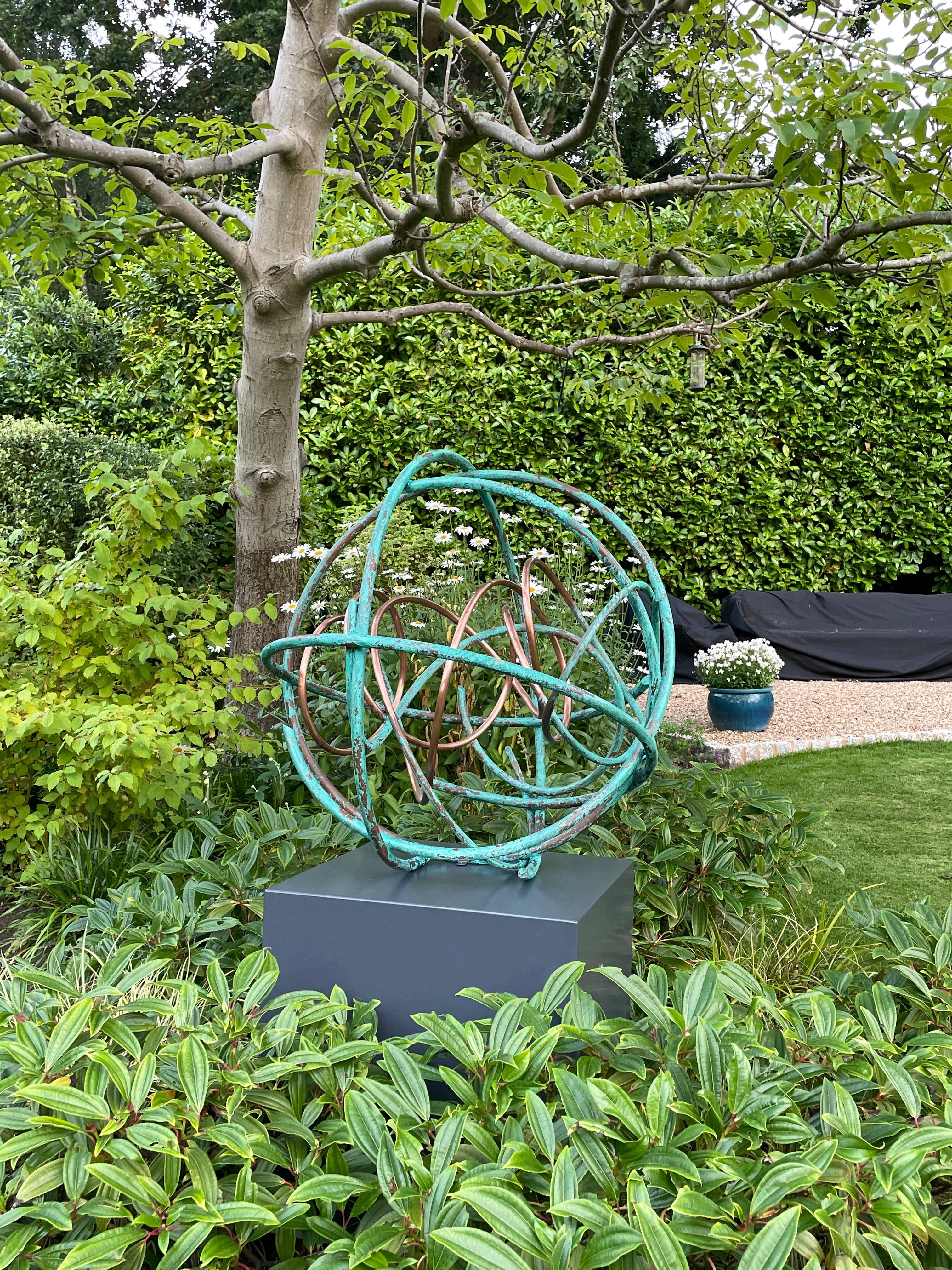 Copper in Verdigris Orb