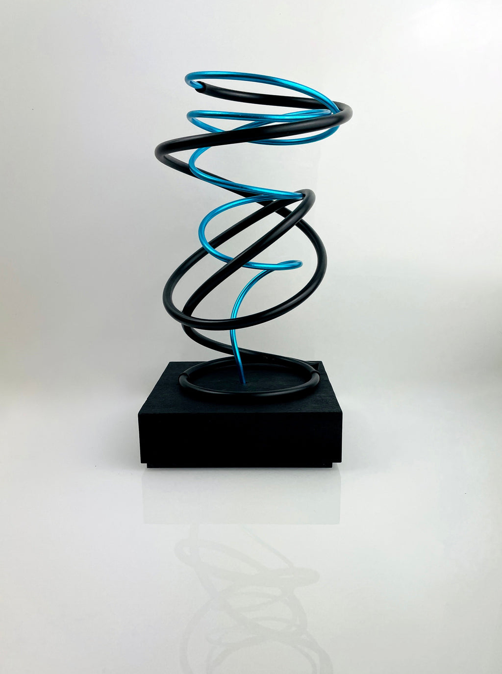 Blue in Black Spiral III