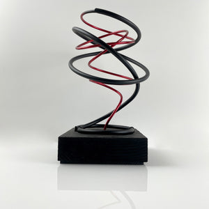 Red in Black Spiral II