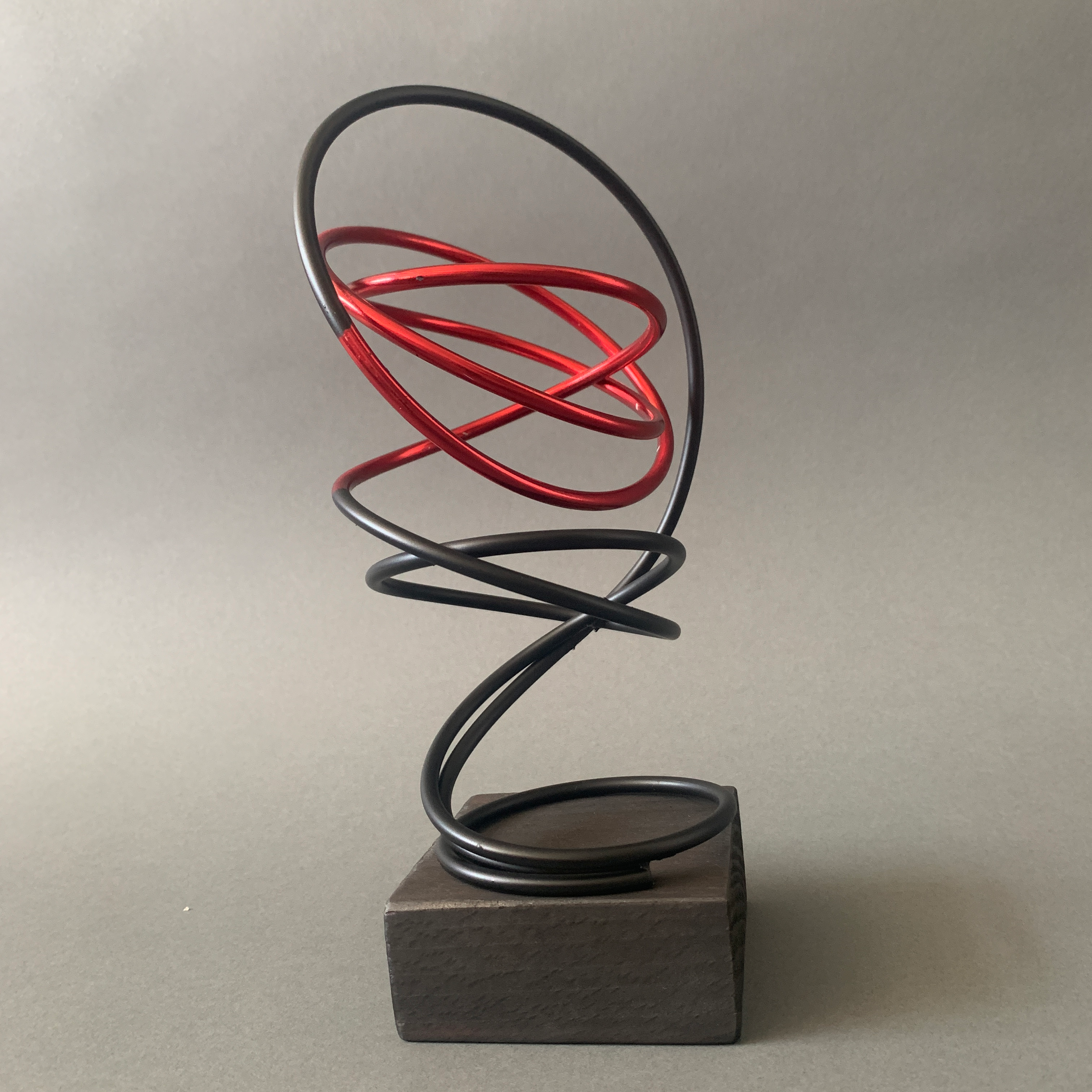 Red in Black Spiral III