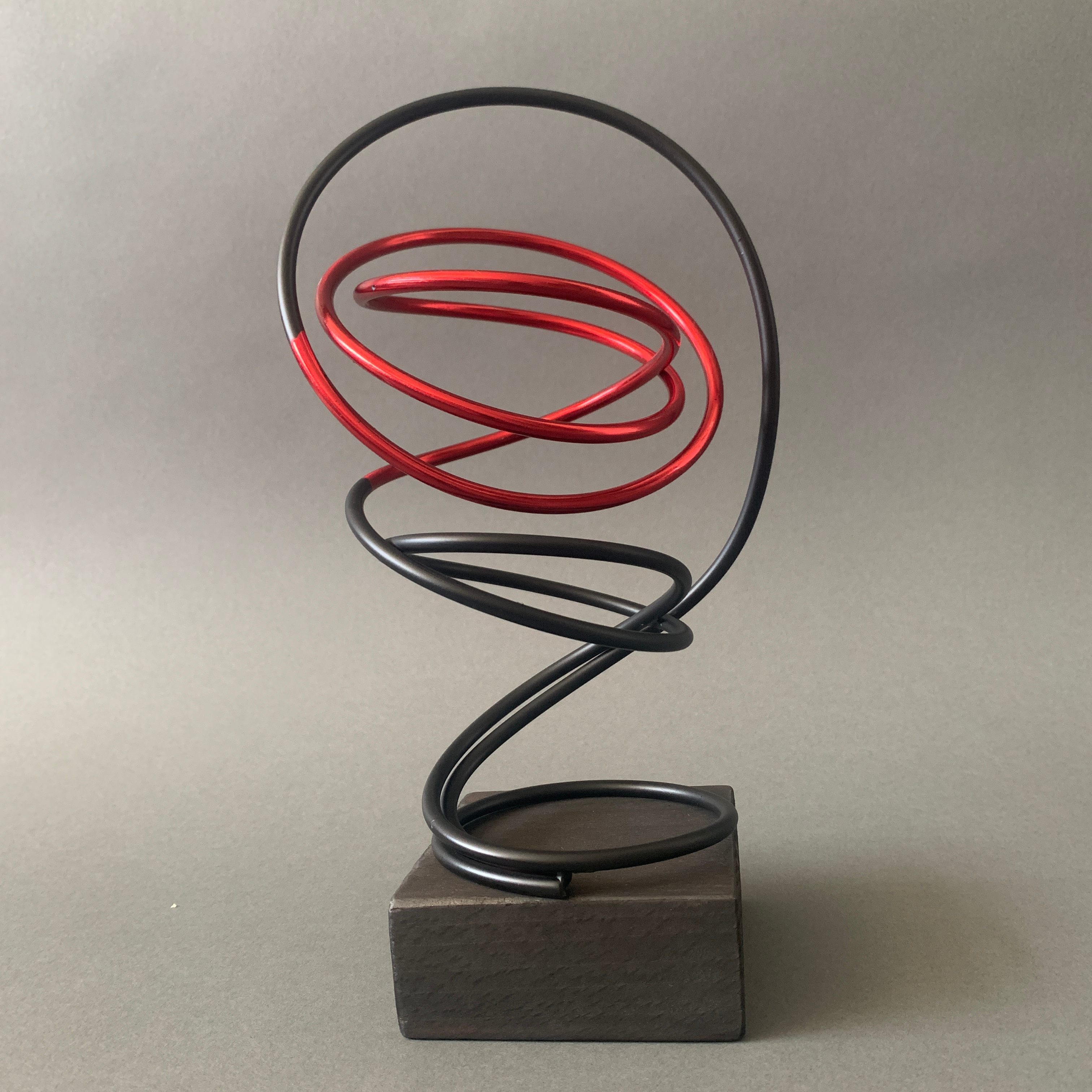Red in Black Spiral III