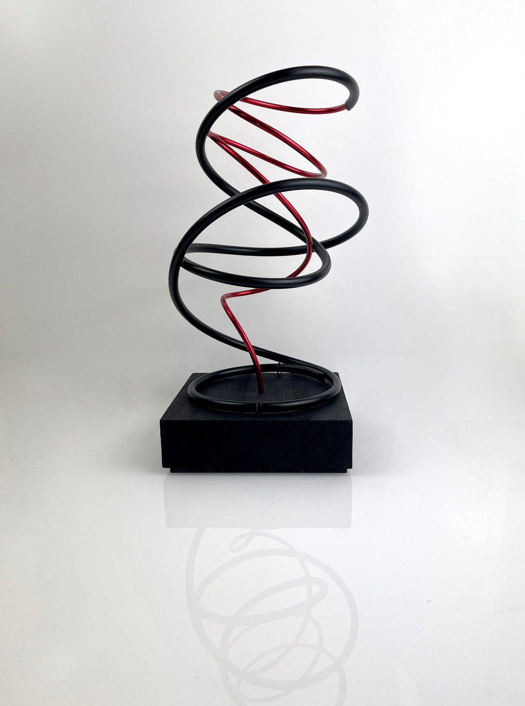 Red in Black Spiral III