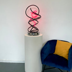 Red Neon Spiral