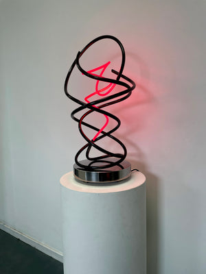 Red Neon Spiral
