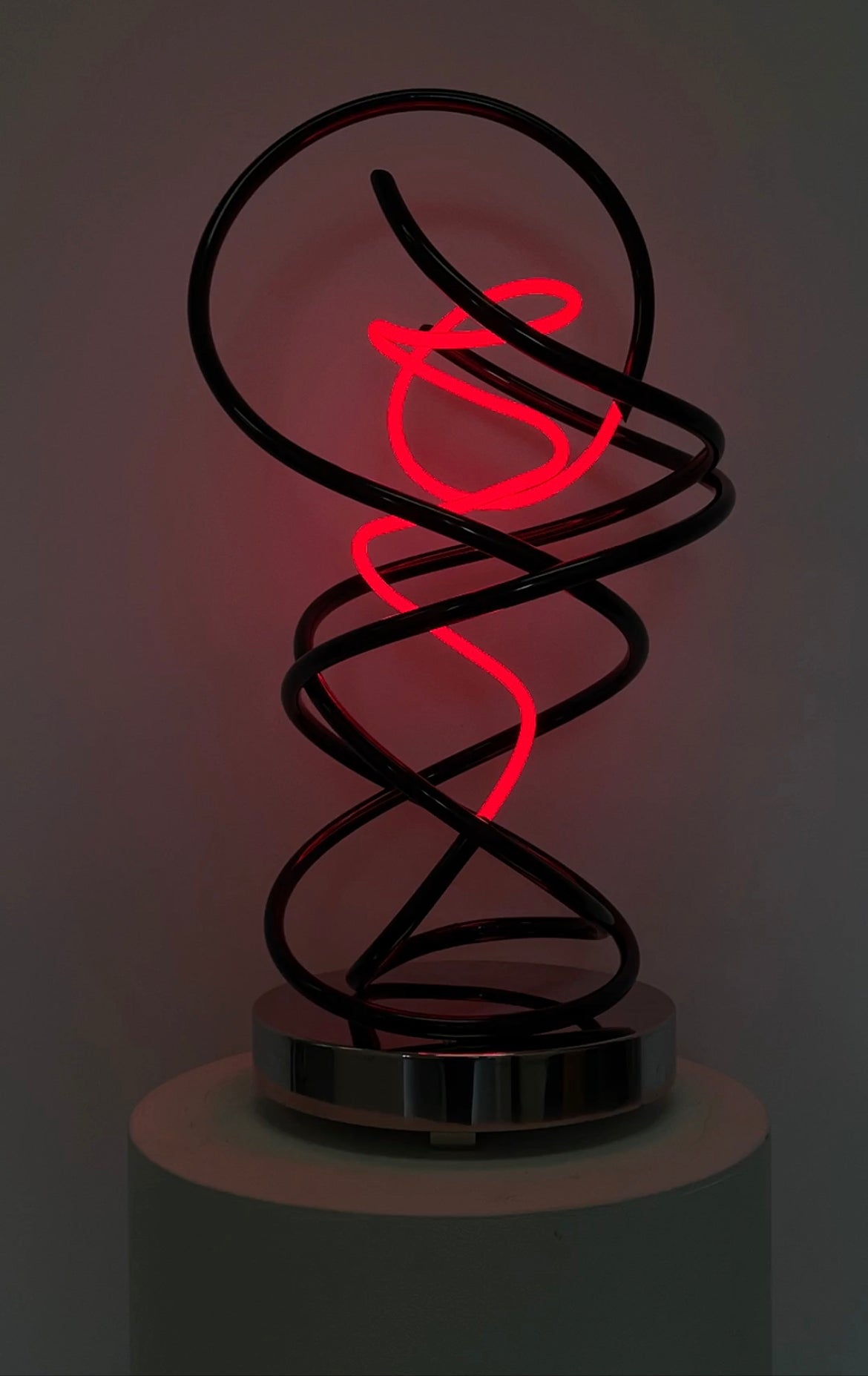 Red Neon Spiral