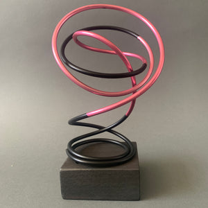 Pink in Black Spiral II