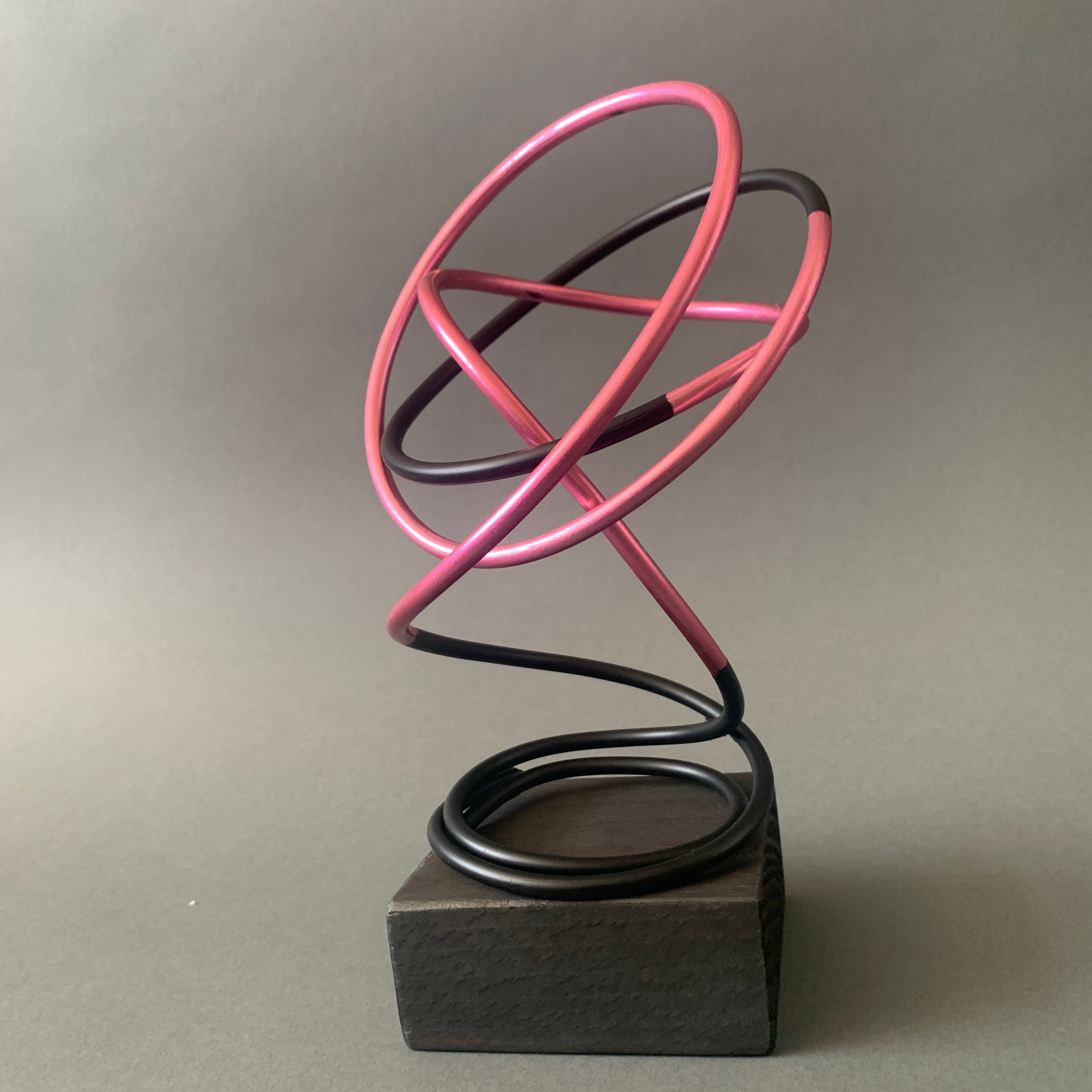 Pink in Black Spiral II