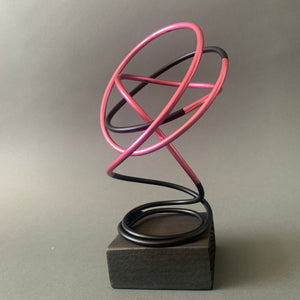 Pink in Black Spiral II