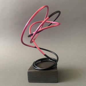 Pink in Black Spiral II