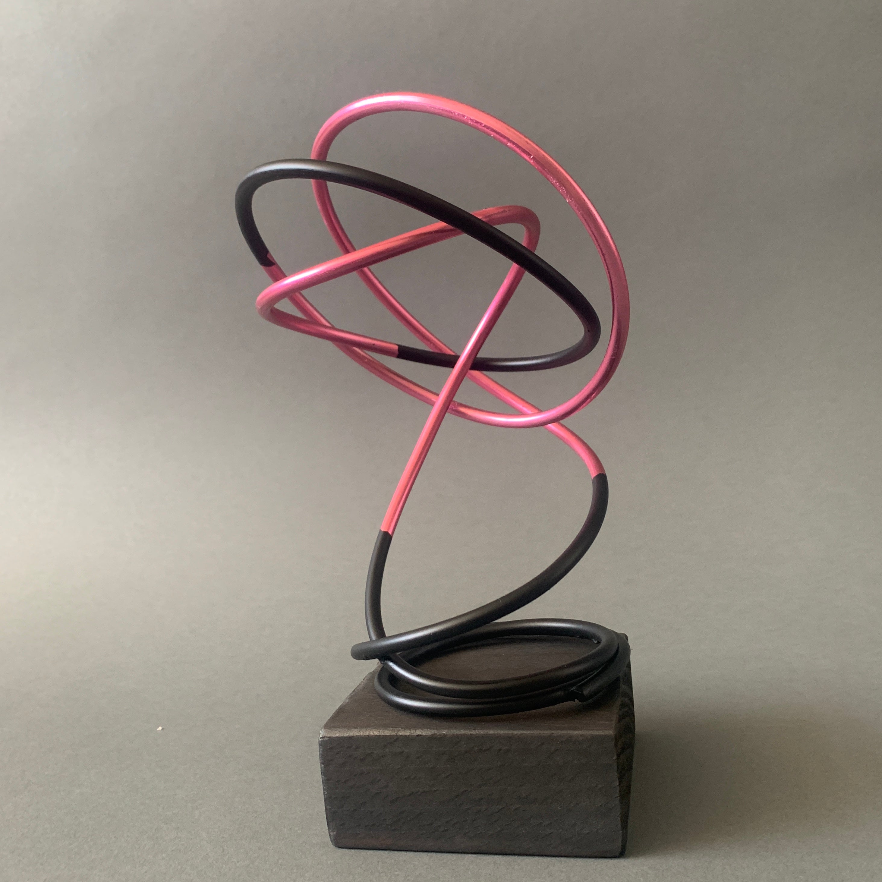 Pink in Black Spiral II