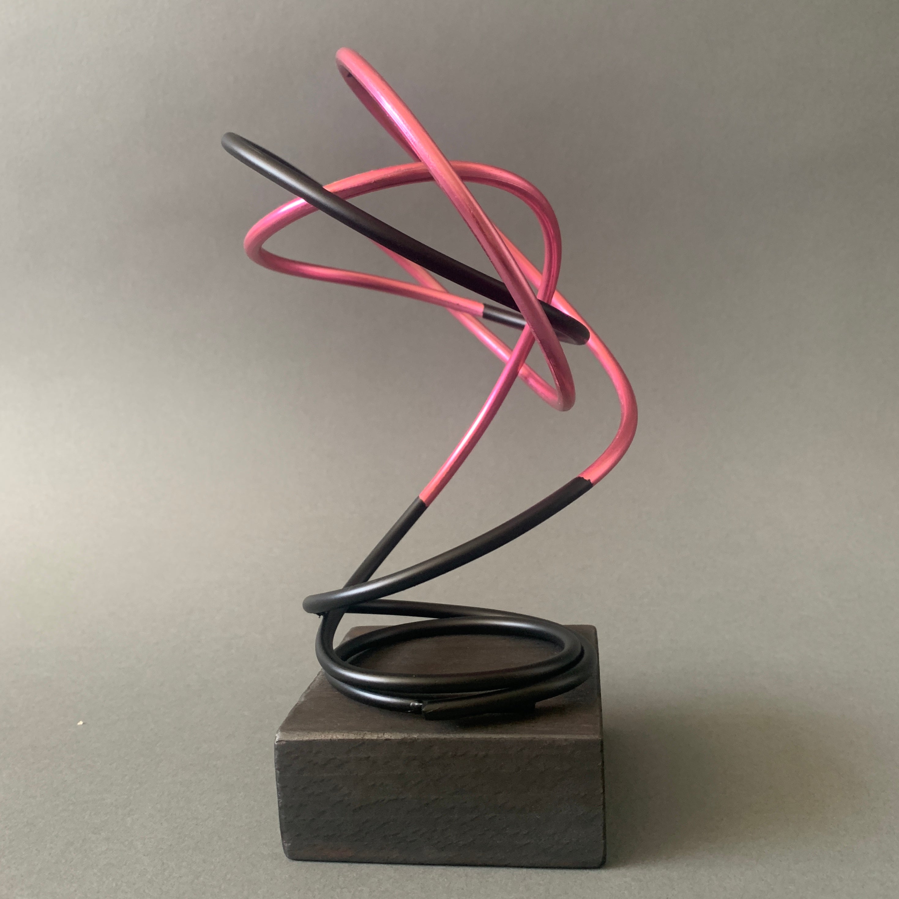 Pink in Black Spiral II