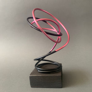 Pink in Black Spiral II