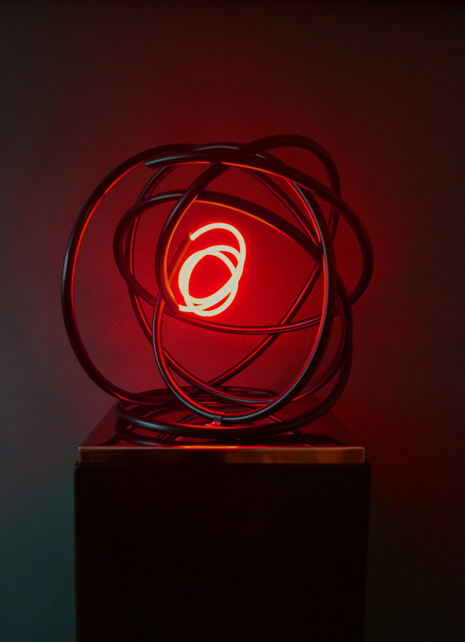 Small Red Neon Orb
