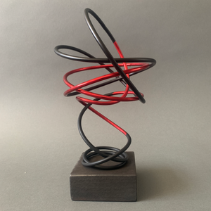 Red in Black Spiral II