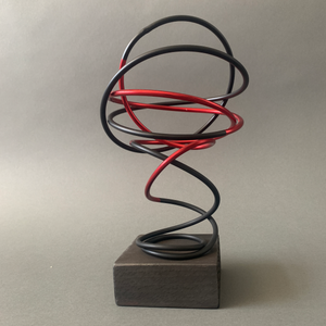 Red in Black Spiral II