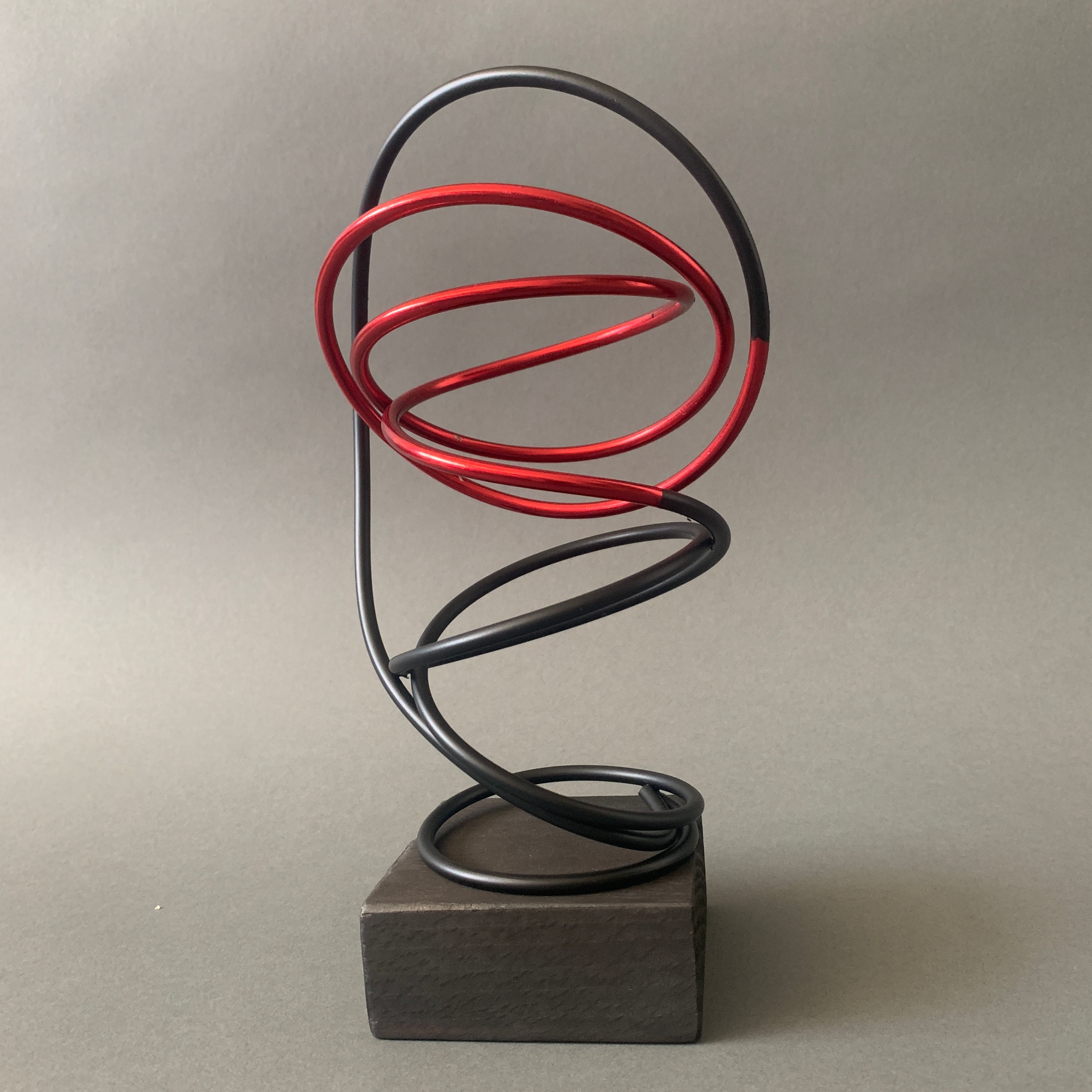 Red in Black Spiral III
